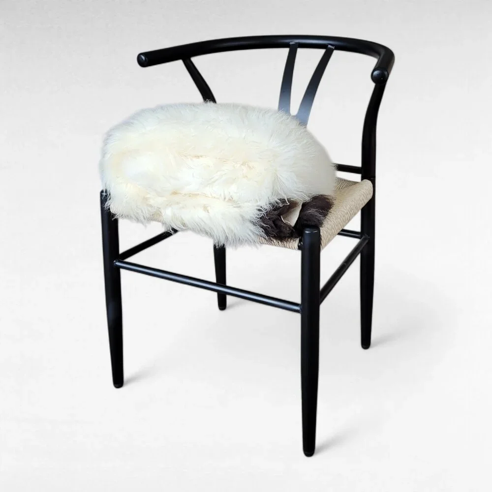 Genuine Swedish Sheepskin Rug Silky Soft Flexible Pelt Throw 48